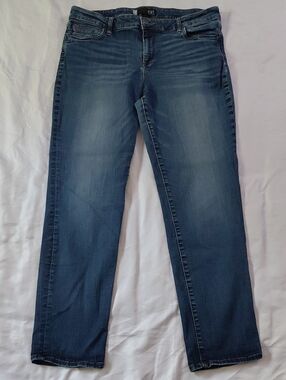 Kut From The Kloth Straight Leg Denim Jeans Medium Wash Womens 14